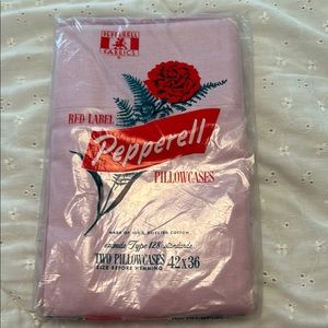 Vintage fine muslin pillowcases